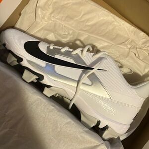 Nike White and Black Cleats